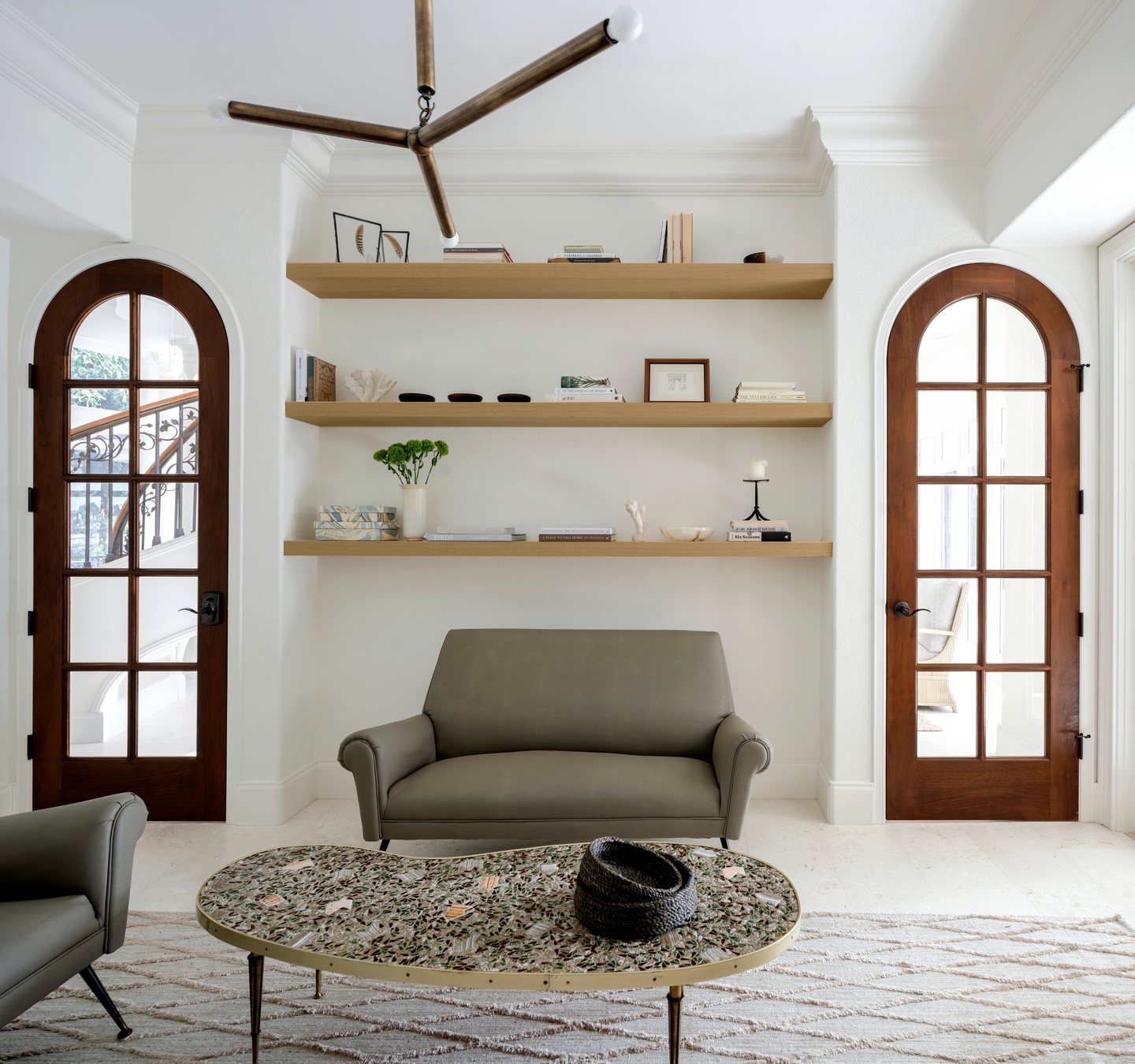 Arched interior threshold, St. Petersburg residence